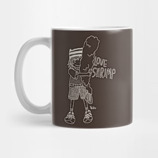 shrimp (dark) Mug